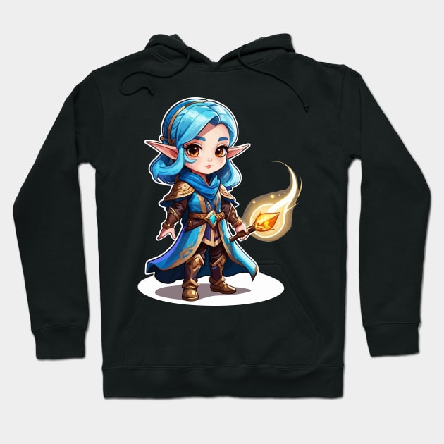 Mage Fantasy Illustration Hoodie by FluffigerSchuh